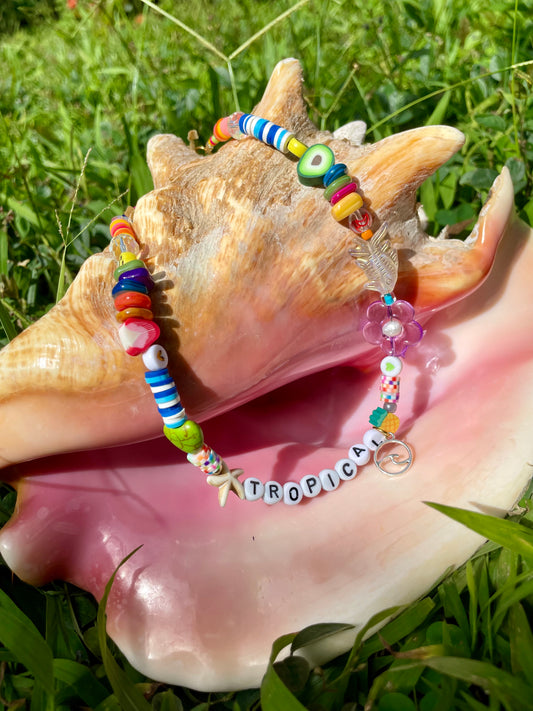 “Tropical” necklace🌴🍍