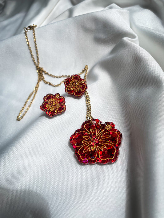 Flor de Maga resin set