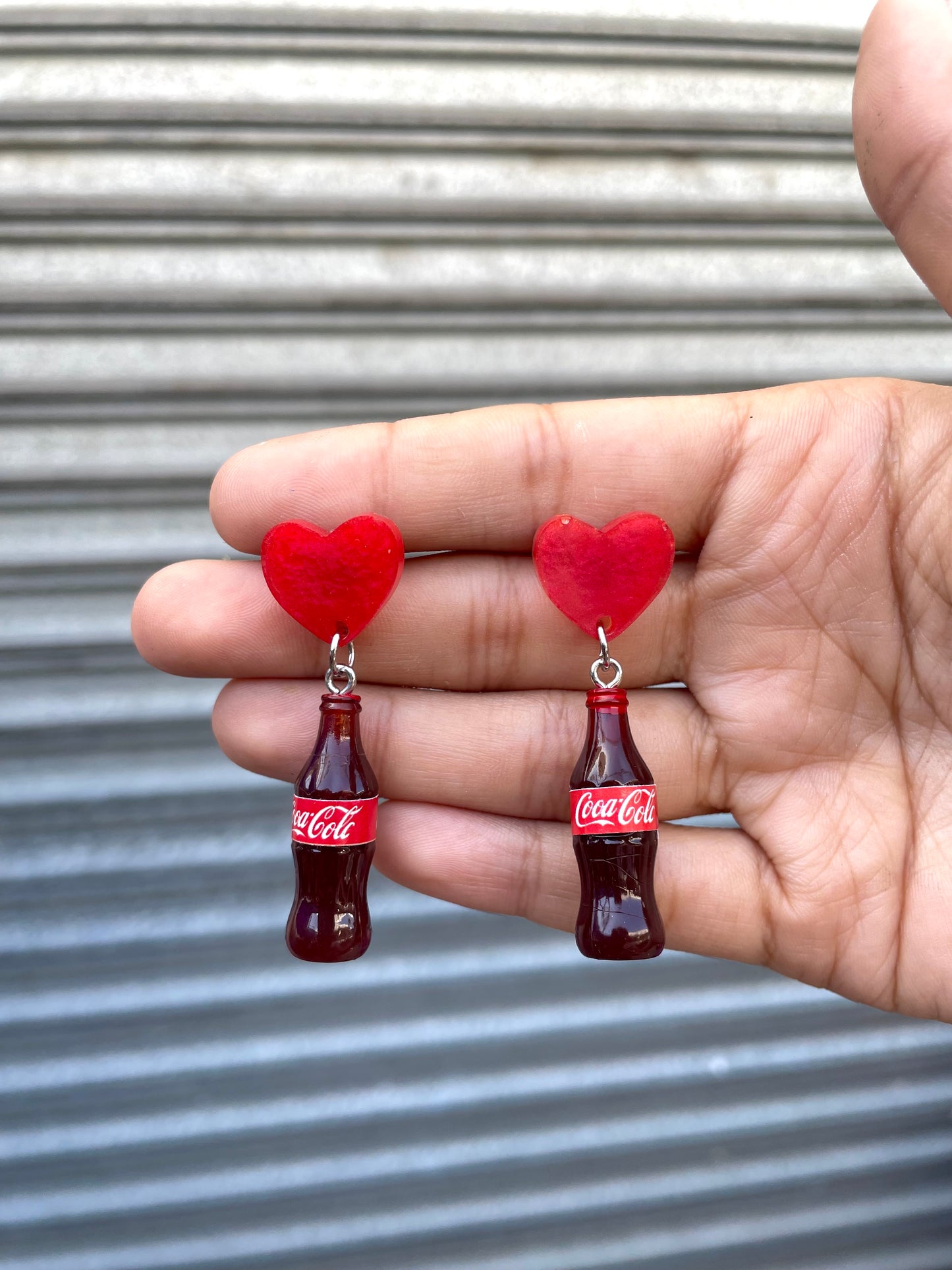 Coca-Cola earrings