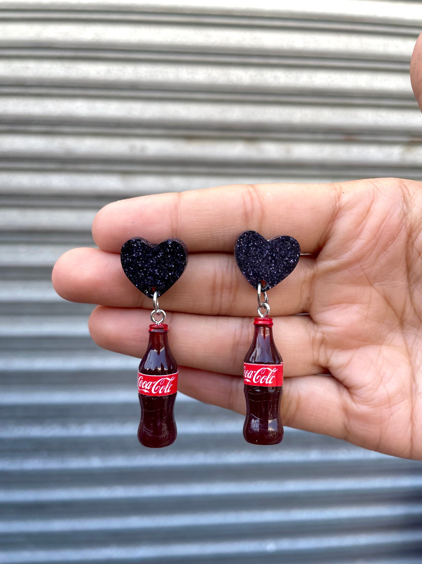 Coca-Cola earrings